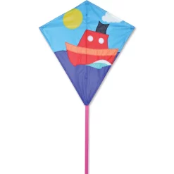 Kites 30 In. Diamond Kite - Tugboat