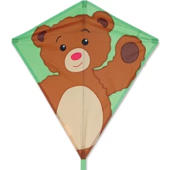 Kites Premier Kites 30 In. Diamond Kite - Teddy Bear
