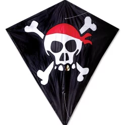 Kites Premier Kites 30 In. Diamond Kite - Skull & Crossbones