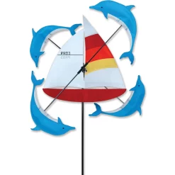 WindGarden 18 In. WhirliGig Spinner - Sailboat WindGarden