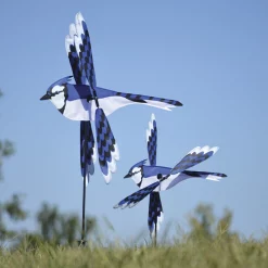 WindGarden 18 In. WhirliGig Spinner - Blue Jay WindGarden