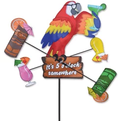 WindGarden 18 In. WhirliGig Spinner - Island Parrot WindGarden