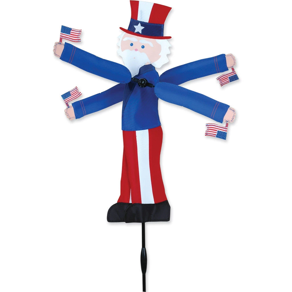 WindGarden 20 In. WhirliGig Spinner - Uncle Sam 1 WindGarden 20 In. WhirliGig Spinner - Uncle Sam