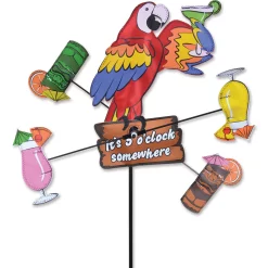 WindGarden 12 In. WhirliGig Spinner - Island Parrot