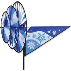 WindGarden Triple Spinner - Snowflake WindGarden