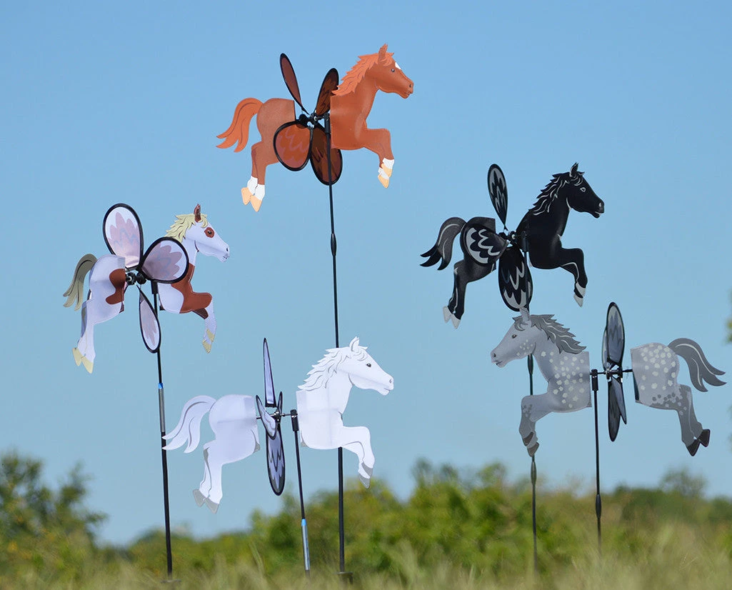 WindGarden Petite Spinner - Black Horse WindGarden 2 WindGarden Petite Spinner - Black Horse WindGarden