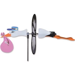 WindGarden WindGarden Petite Spinner- Stork Girl