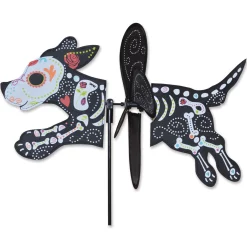 WindGarden Petite Spinner - Day Of The Dead Dog
