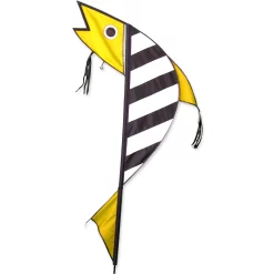 Kites Jingle Fish Banner - Yellow