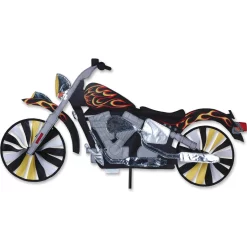 WindGarden 32 In. Motorcycle Spinner - Flame WindGarden
