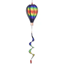 WindGarden WindGarden 12 In. Hot Air Balloon - Double Rainbow Chevron