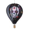 WindGarden 22 In. Hot Air Balloon - Day Of The Dead Black WindGarden