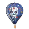 WindGarden WindGarden 22 In. Hot Air Balloon - Day Of The Dead Blue