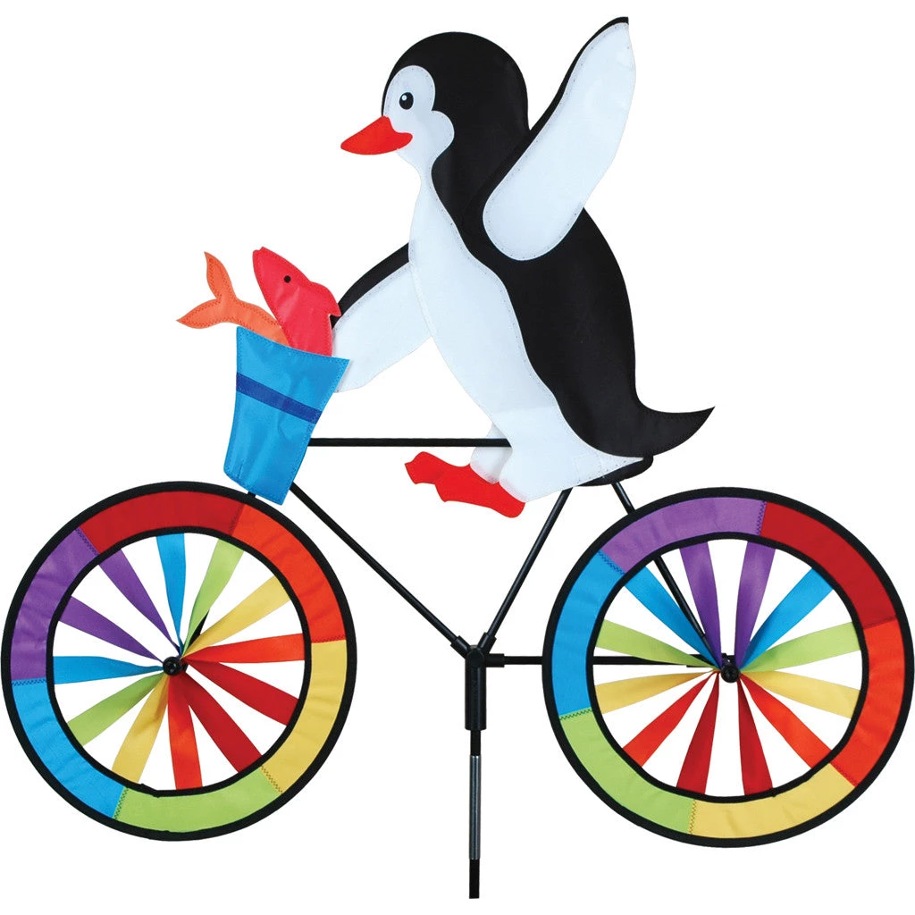 WindGarden WindGarden 30 In. Bike Spinner - Penguin 1 WindGarden WindGarden 30 In. Bike Spinner - Penguin