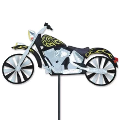 WindGarden WindGarden 22 In. Motorcycle Spinner - Flame