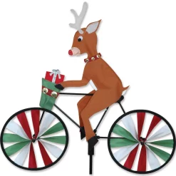 WindGarden WindGarden 20 In. Bike Spinner - Reindeer