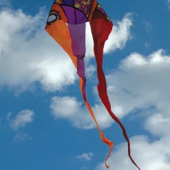 Collections Kites 13 Ft. Flo-tail Delta Kite - Warm Orbit