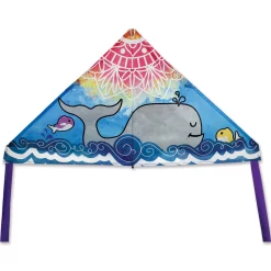 Kites 56 In. Delta Kite - Whale Mandala Premier Kites