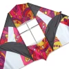Kites Premier Kites 8.5 Ft. Box Delta Kite - Warm Orbit