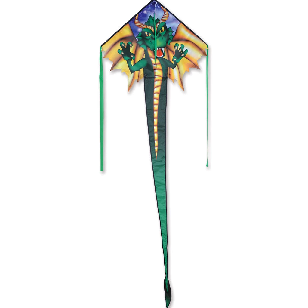 Kites Premier Kites Regular Easy Flyer Kite - Emerald Dragon 2 Kites Premier Kites Regular Easy Flyer Kite - Emerald Dragon