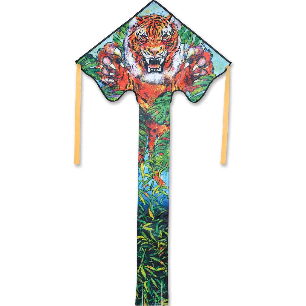 Kites Large Easy Flyer Kite - Tiger Premier Kites 2 Kites Large Easy Flyer Kite - Tiger Premier Kites
