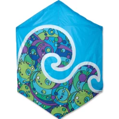 Collections Kites Collections Rokkaku Kite - Cool Orbit Wave