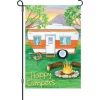 Accent Home & Garden Accent 12 In. Flag - Happy Campers