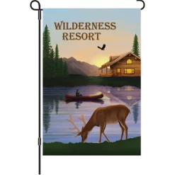 Accent Home & Garden 12 In. Flag - Wilderness Resort
