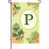 Accent Home & Garden 12 In. Spring Monogram Flag - P Accent