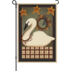 Accent Home & Garden 12 In. Flag - Country Swan