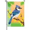 Accent Home & Garden 12 In. Flag - Blue Jay In Spring Accent