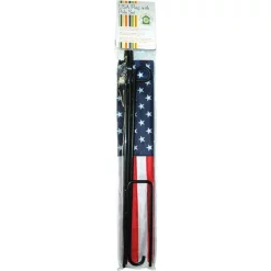 Accent Home & Garden 12 In. United States Flag With Flagpole - U.S.A. Accent