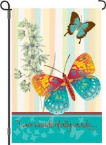 Accent Home & Garden Accent 12 In. Flag - Wonderful Butterflies