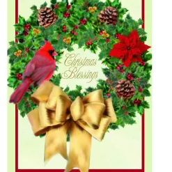 Accent Home & Garden 28 In. Flag - Christmas Bless