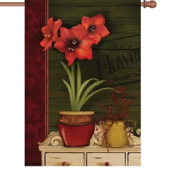 Accent Home & Garden - Sale 28 In. Flag - Amaryllis