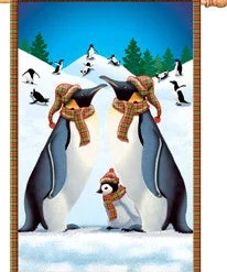 Accent Home & Garden Accent 28 In. Flag - Frolic In Snow