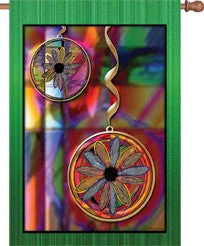 Accent Home & Garden - Sale 28 In. Flag - Jewel Ornaments Accent