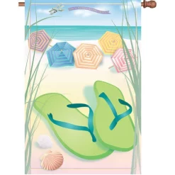 Accent Home & Garden 28 In. Flag - Better At Shore