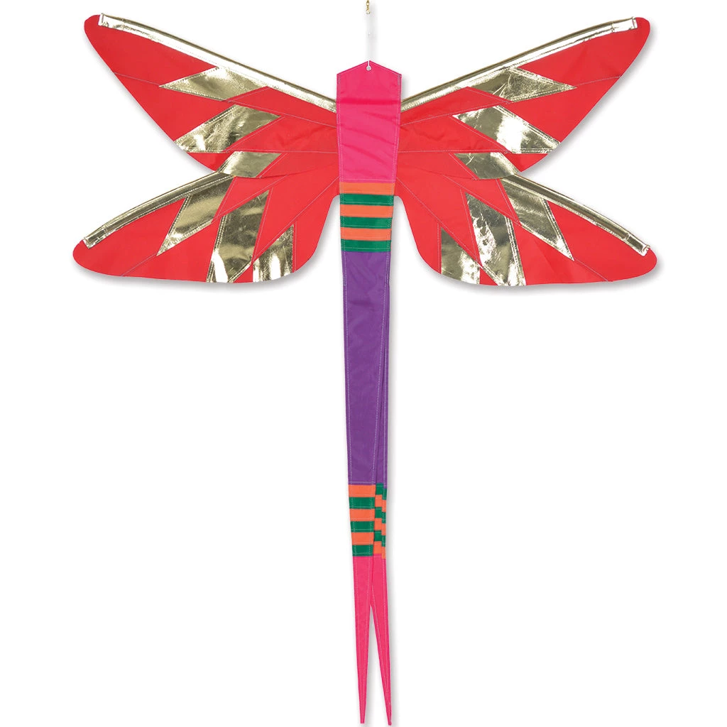 SoundWinds Damselfly Hanging Banner - Red 1 SoundWinds Damselfly Hanging Banner - Red