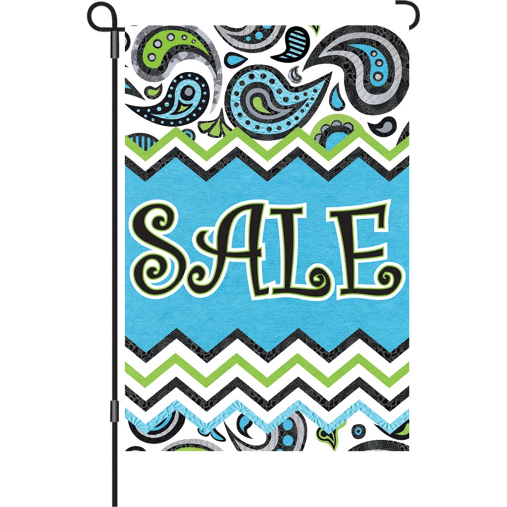 Accent Home & Garden 12 In. Flag - Paisley Sale Accent 1 Accent Home & Garden 12 In. Flag - Paisley Sale Accent