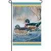 Accent Home & Garden 12 In. Flag - Woodies Bobber Ducks Accent