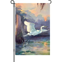 Accent Home & Garden 12 In. Flag - Heron Sunrise
