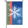 Accent Home & Garden 12 In. Flag - Snowflakes