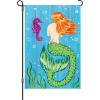Accent Home & Garden 12 In. Flag - Mermaid & Seahorse Summer
