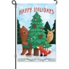 Accent Home & Garden Accent 12 In. Flag - Woodland Christmas