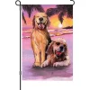 Accent Home & Garden 12 In. Flag - Beach Dogs