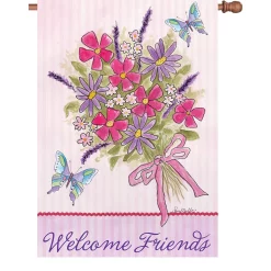 Accent Home & Garden 28 In. Flag - Bouquet For Friends Accent