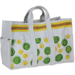 Accent Home & Garden - Sale Canvas Tote Bag & Gloves - Summer Dot Accent