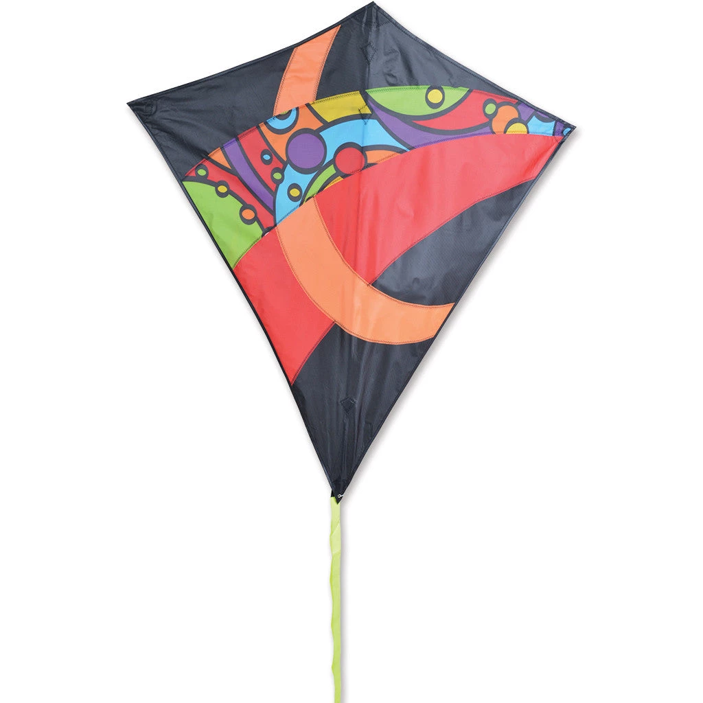 Kites Premier Kites 38 In. Travel Diamond Kite - Orbit Tron 1 Kites Premier Kites 38 In. Travel Diamond Kite - Orbit Tron