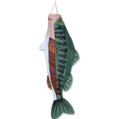 WindGarden WindGarden 52 In. Large Mouth Bass Fish Windsock